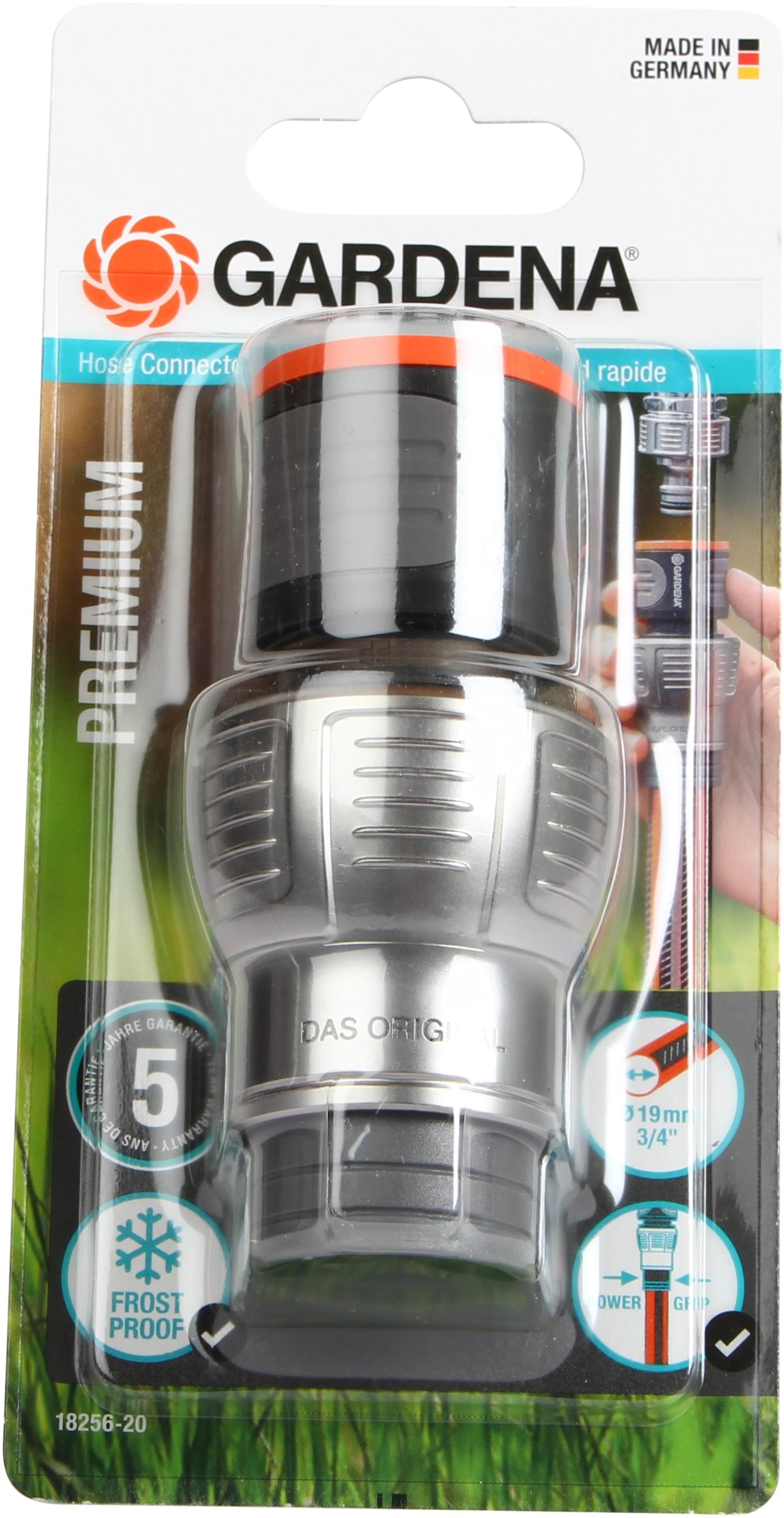 Gardena Premium Schlauchverbinder 19 mm (3/4") - Gartenbewaesserung