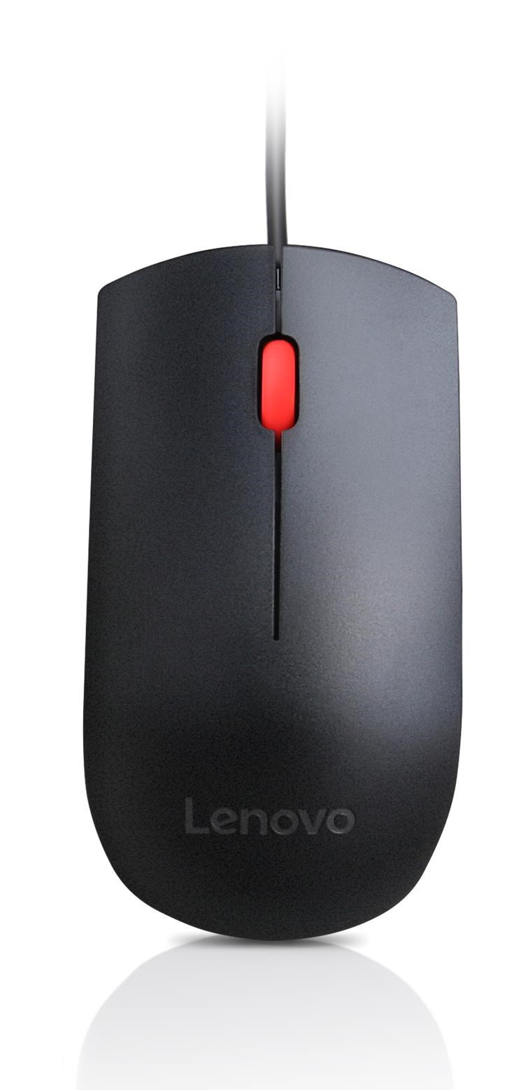 Lenovo Essential Usb Mouse - Maus (Schwarz) 4y50r20863