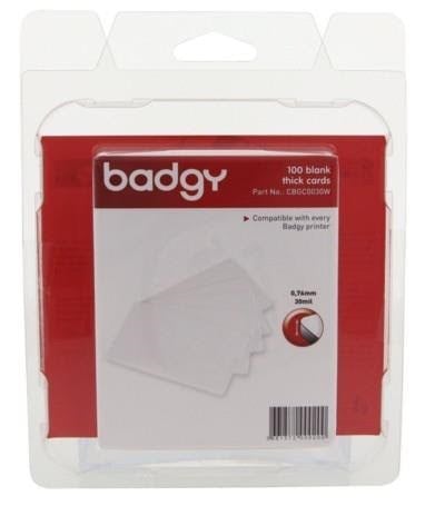 Evolis Badgy Pvc Cards X100 - Papier Fotopapier Und Etiketten Cbgc0030w
