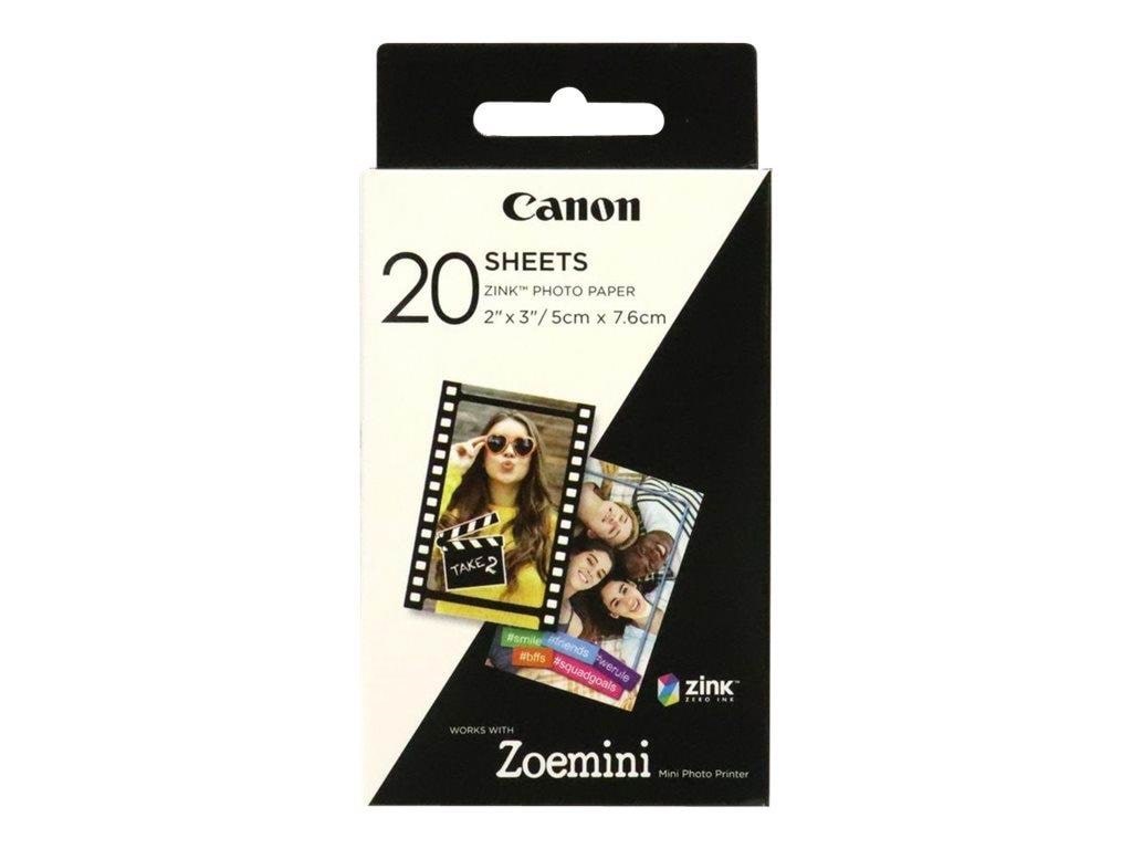 Canon Paper Zp-2030 For Zoemini 20 Sheets - Papier Fotopapier Und Etiketten 3214c002