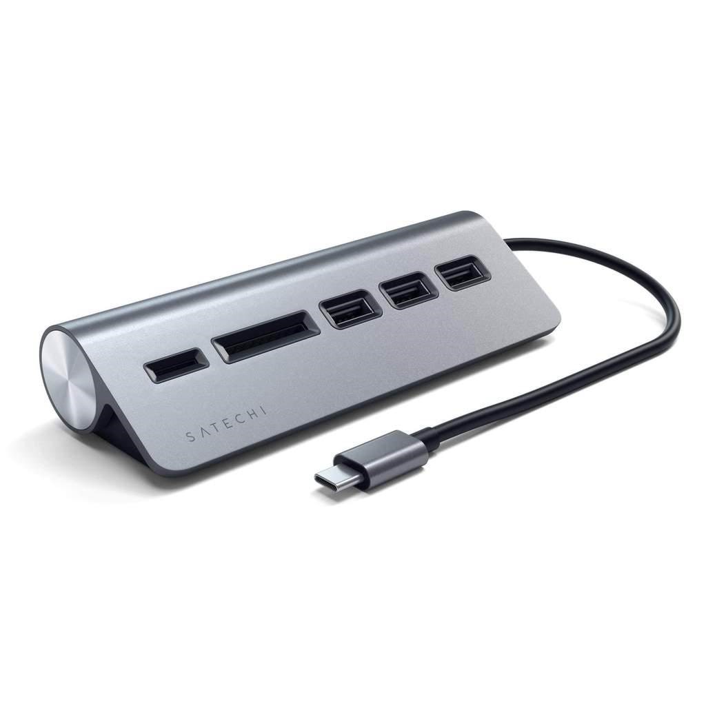 Satechi Usb-c Combo Hub For Desktop Usb-hubs - 3 - Grau - Usb Hubs