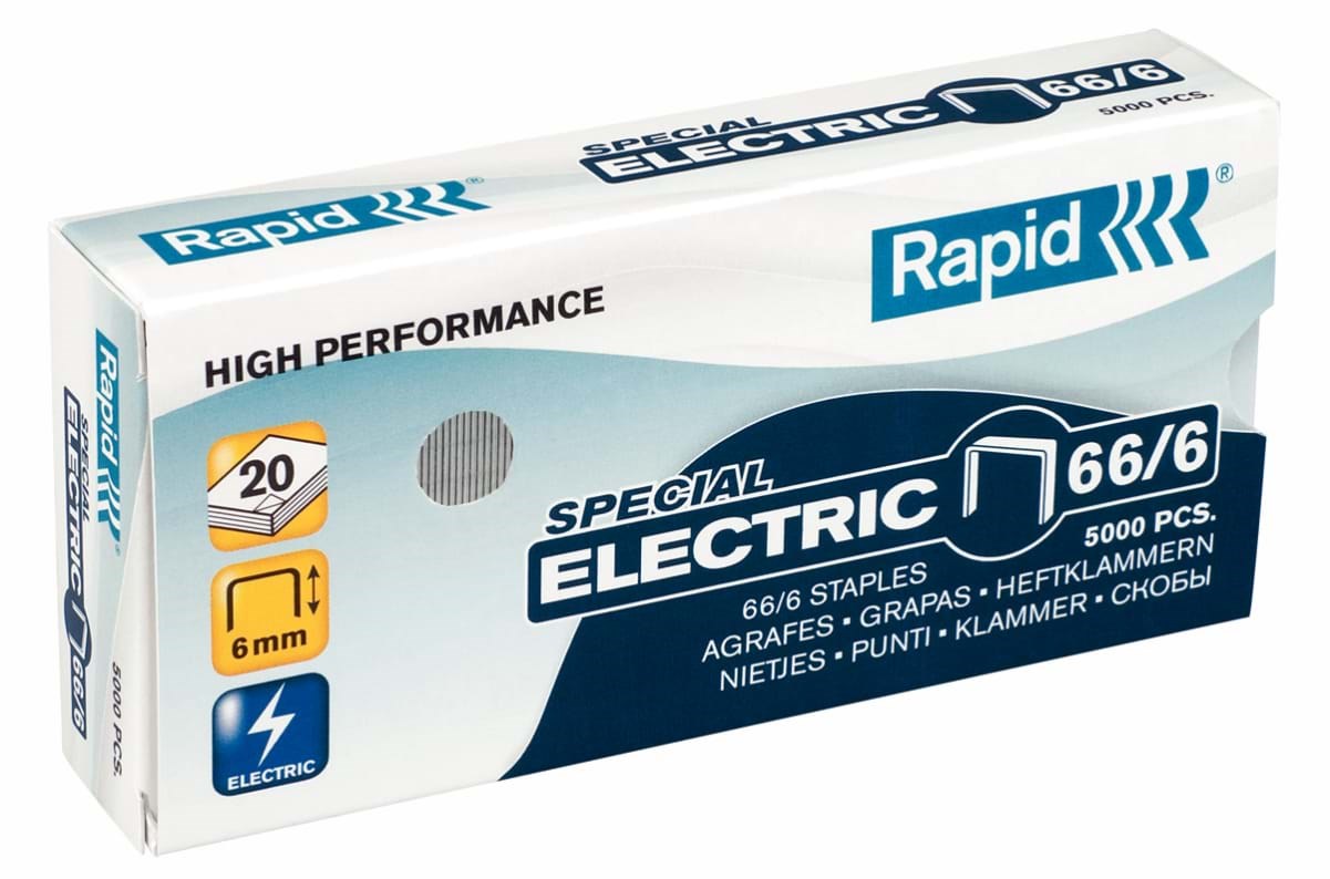 Rapid Strong Heftklammern 66/6 Electric - Locher Und Tacker 24867800