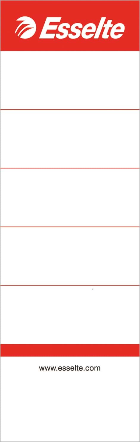 Esselte Spine Label Laf 75mm Bag/100 - Briefordner Und Ringmappen