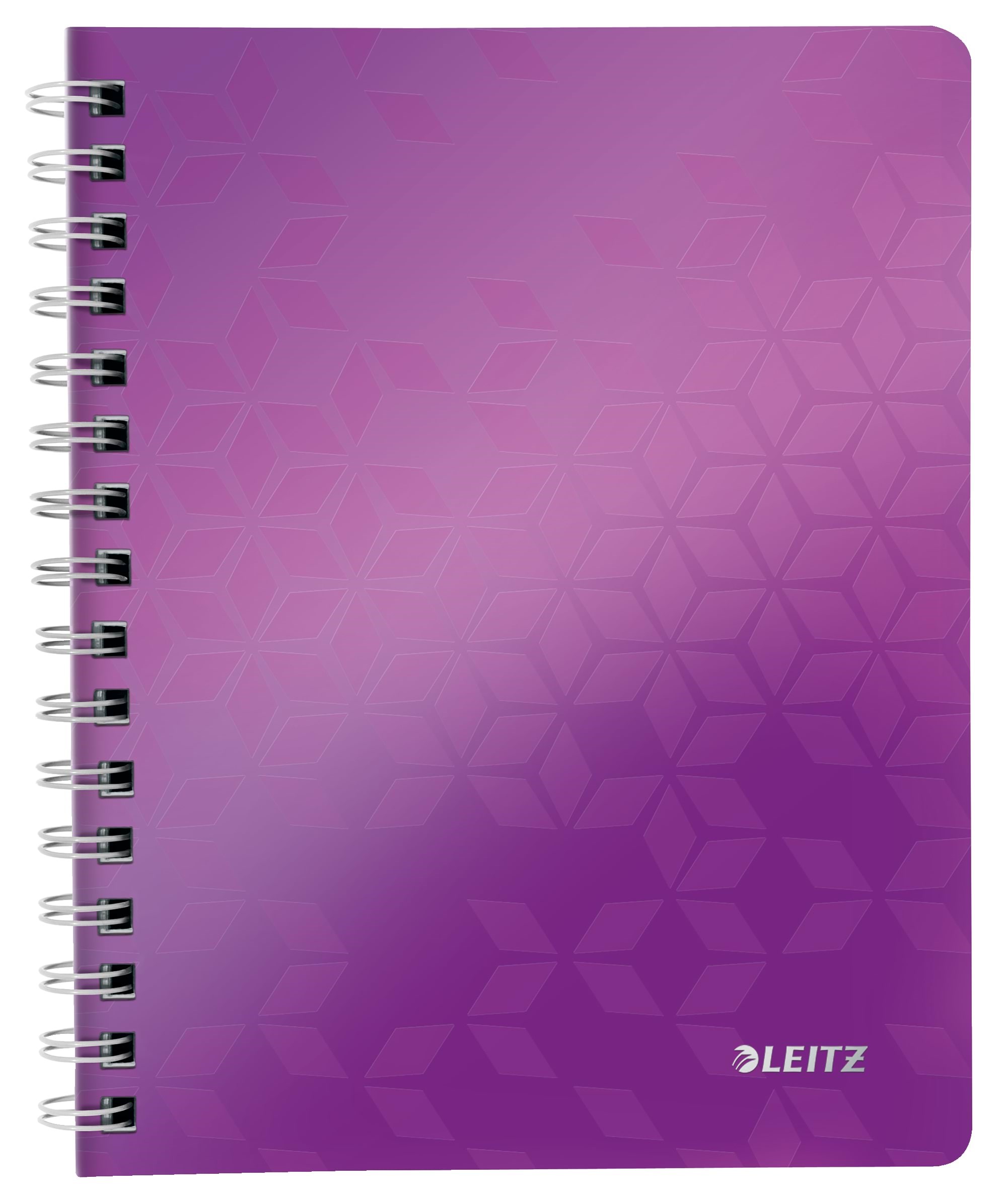 Leitz Wow Collegeblock A5 Liniert, Spiralgebunden Mit Pp-einband Violett - Bloecke Formulare Und Notizbuecher