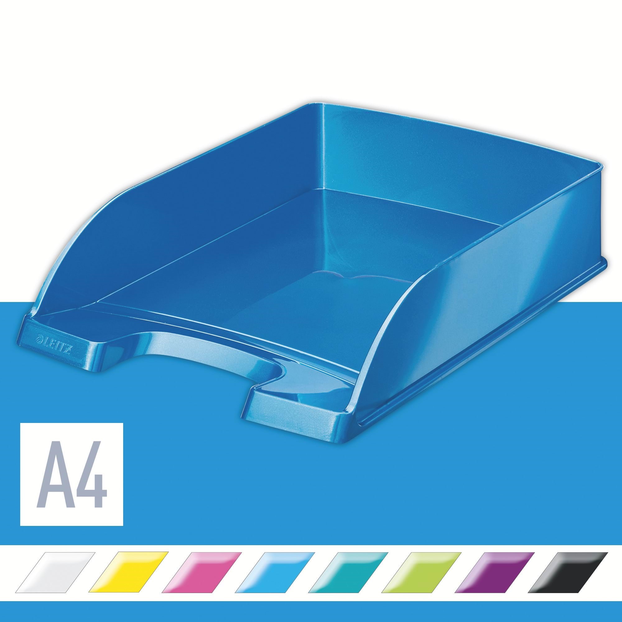Leitz Wow Briefkorb Blau - Schreibtischzubehoer