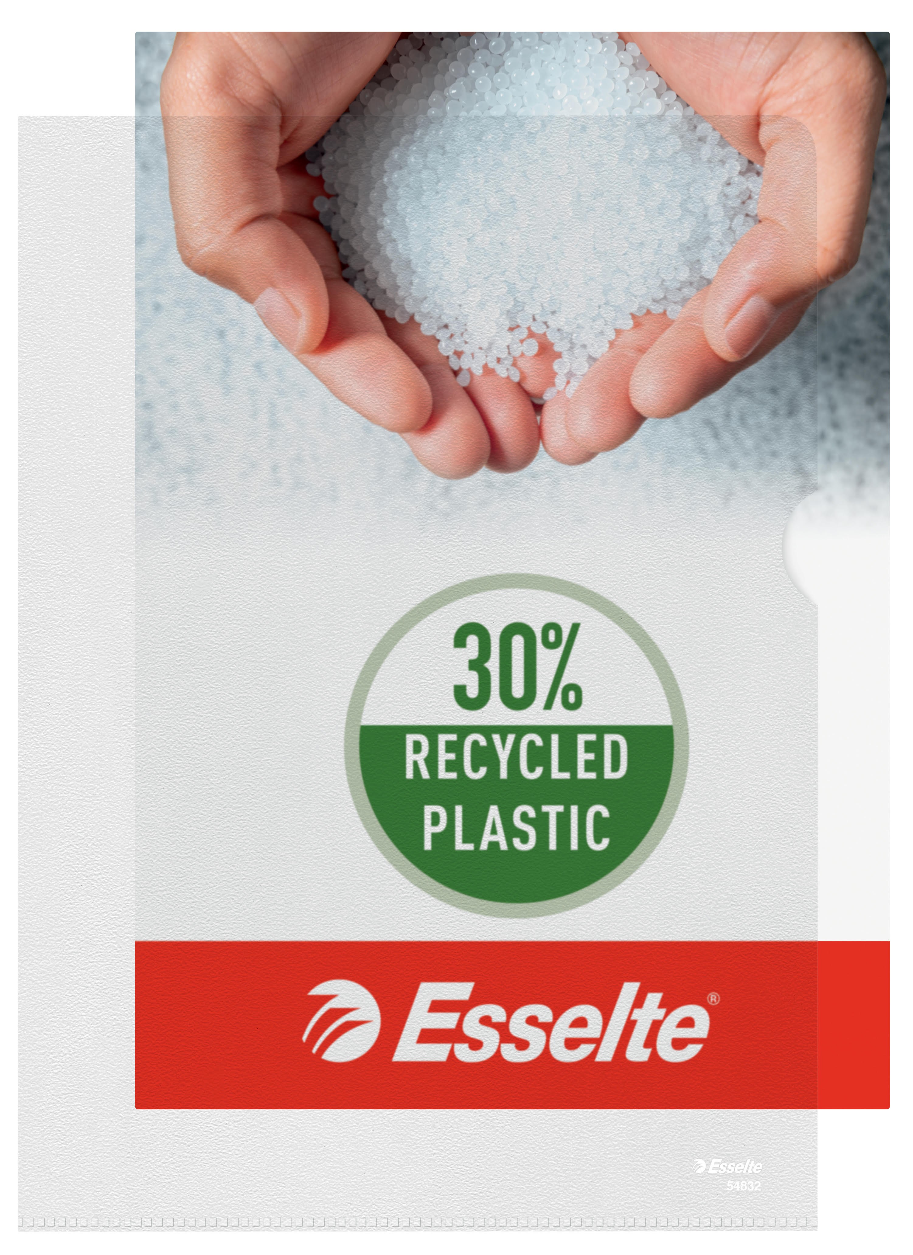 Esselte Qualitäts-sichthülle A4, 30% Recycelter Kunststoff - Taschen Umschlaege Und Register 54832