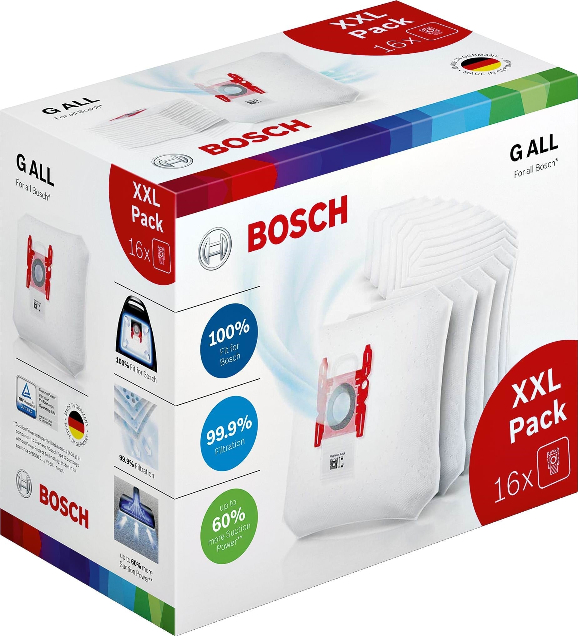 Bosch Type G All Xxl 16-pack Bbz16gall - Staubsaugerbeutel