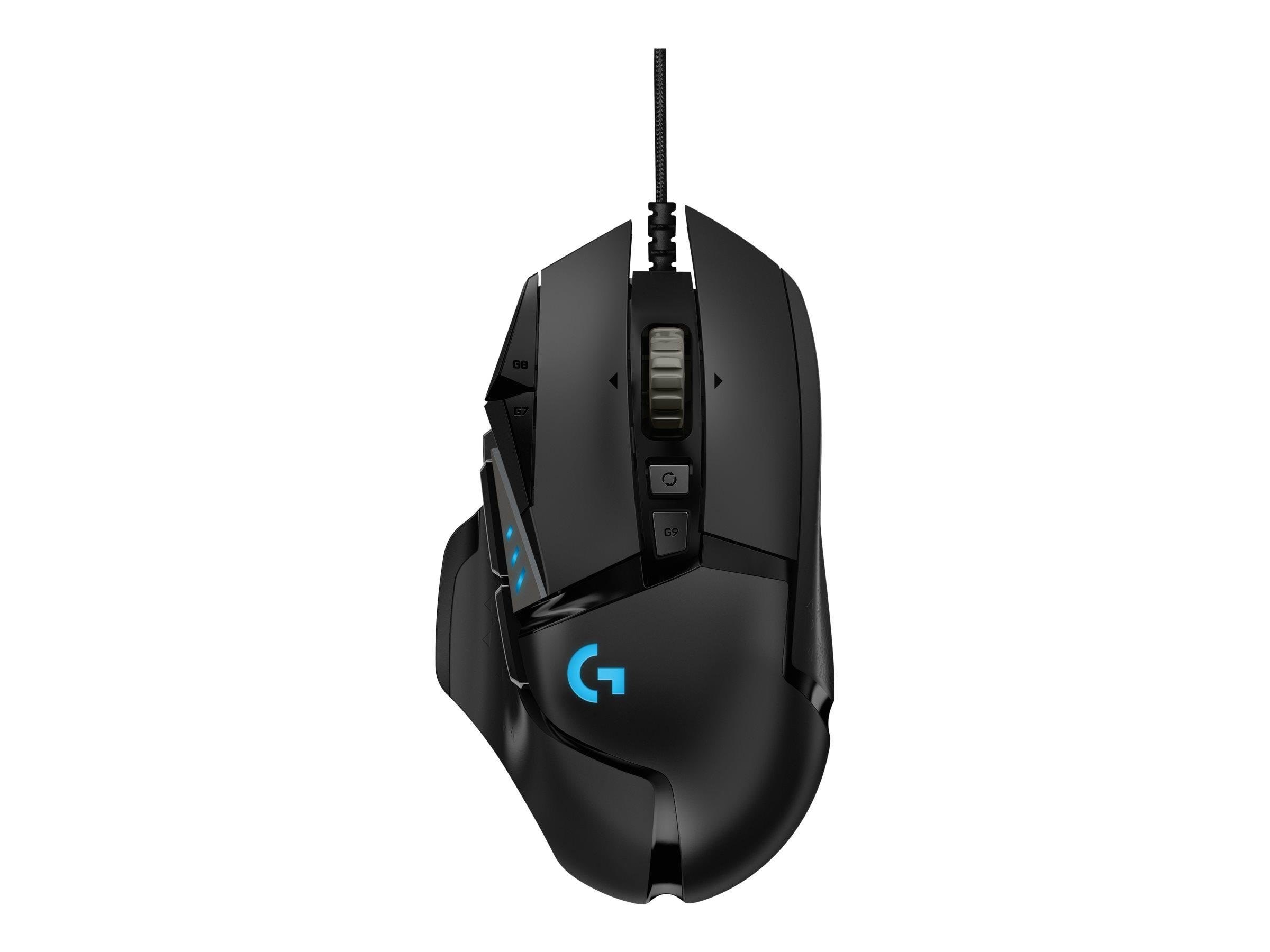 Logitech G502 Hero - Gaming Maus (Schwarz Mit Rgb)