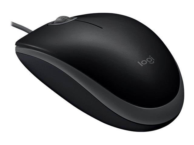 Logitech B110 Silent - Mouse - Black - Usb - Maus (Schwarz) 910-005508