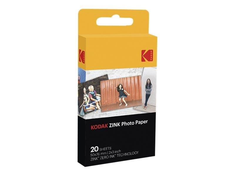 Kodak Zink Paper 2x3 20-pack - Papier Fotopapier Und Etiketten Rodz2x320