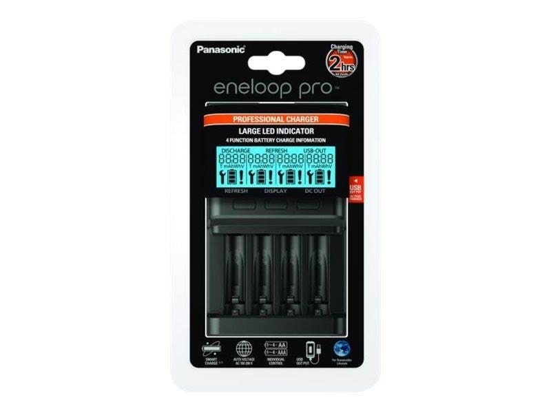 Panasonic Eneloop Pro Bq-cc65 - Smart Charger - Batterien Und Akkus Bq-cc65e