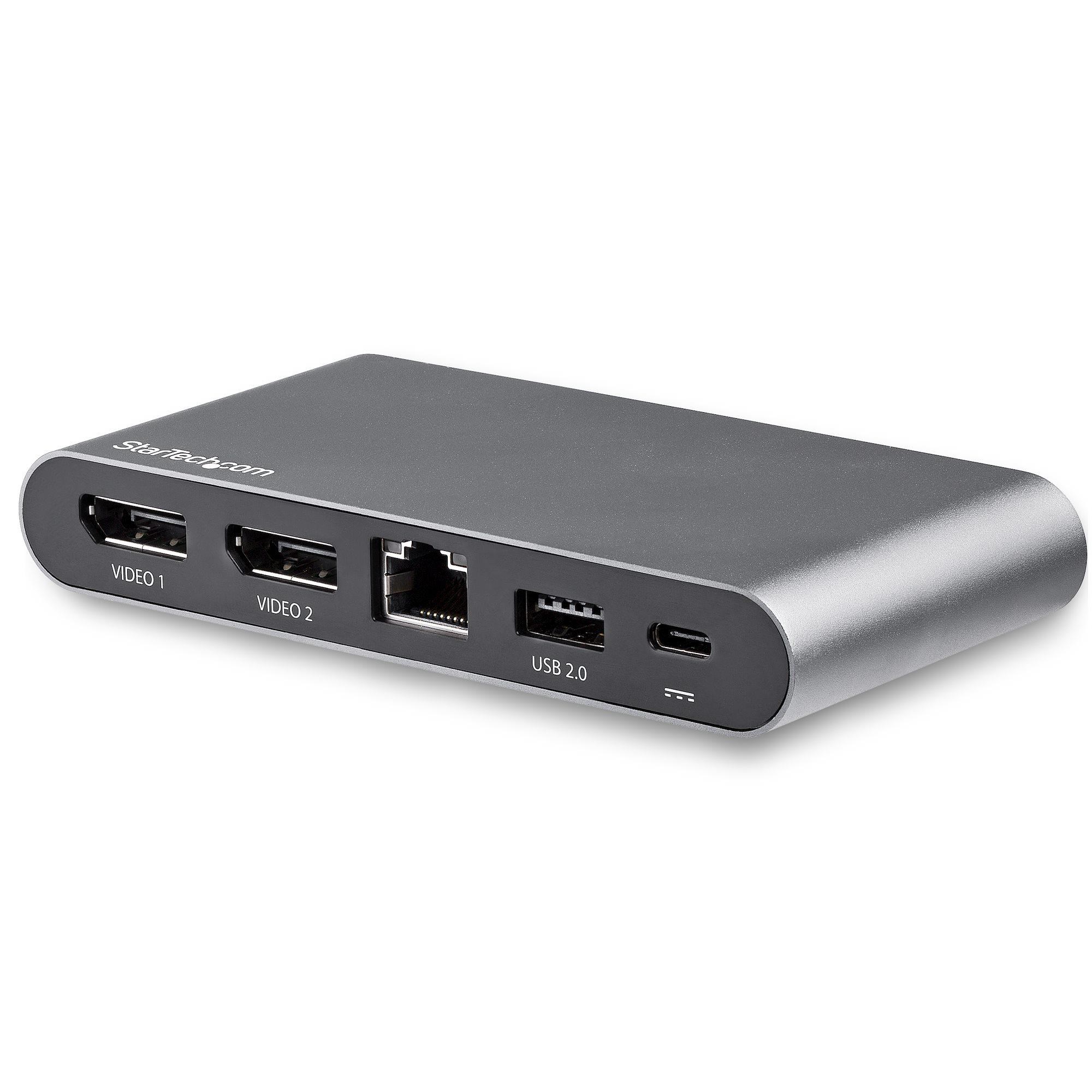 Dk30c2dagpd Usb C Dock - 4K Dual Monitor Displayport - Mini Laptop Docking Station - 100w Power Delivery Passthrough - Dockingstationen