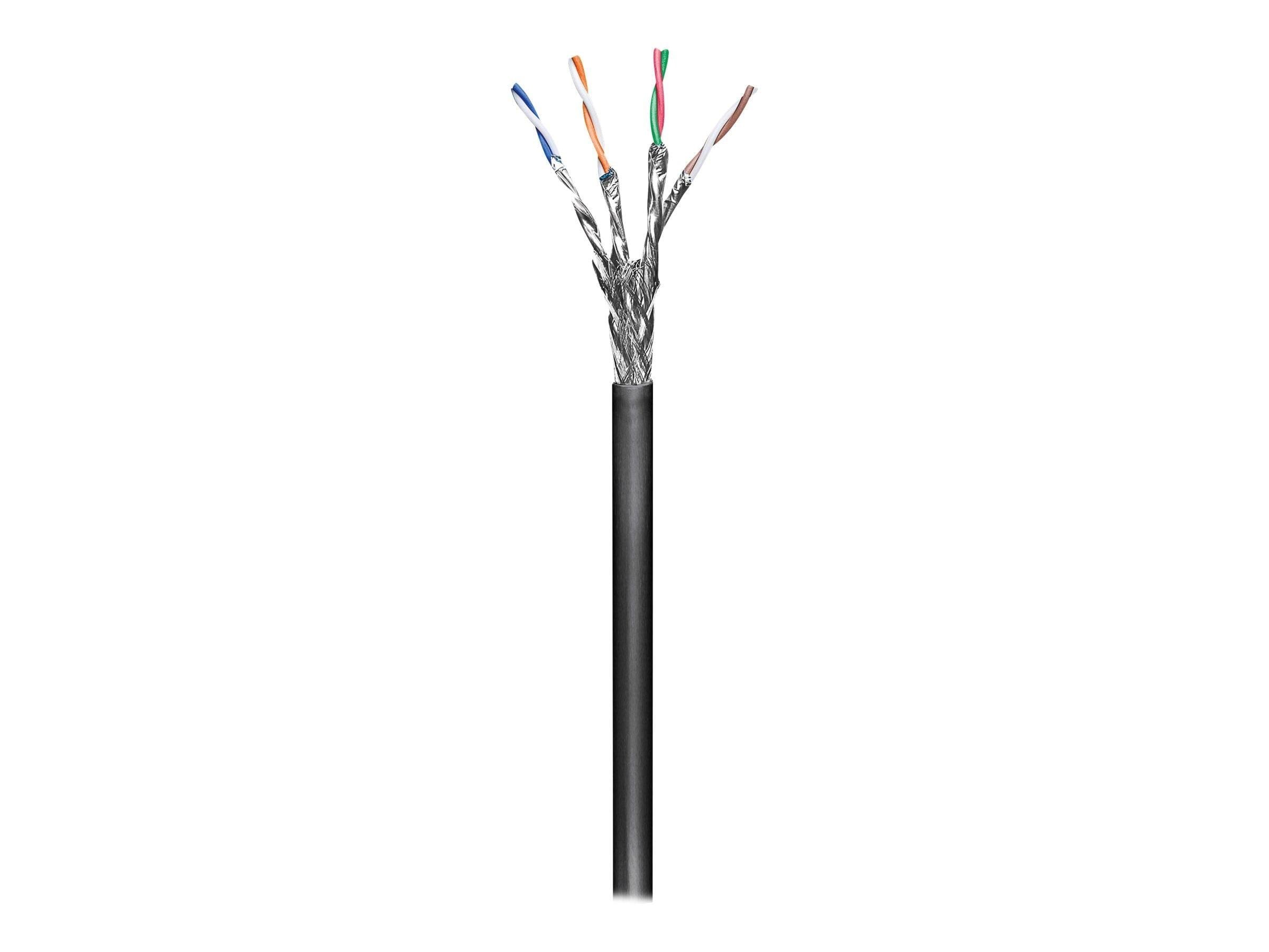 Pro Lan Cat 6 Sftp Outdoor Network Cable 100m - Schwarz - 100m - Netzwerk Kabel