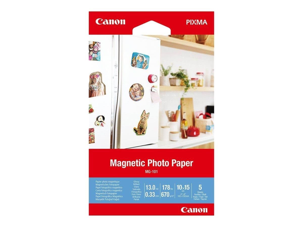 Canon Paper Mg-101 / 3634c002 Magnectic - Papier Fotopapier Und Etiketten