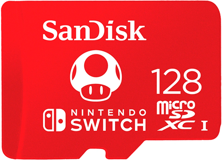 Sandisk Nintendo Switch Microsd - 100mb/s - 128gb - Mario Edition - Speicherkarten