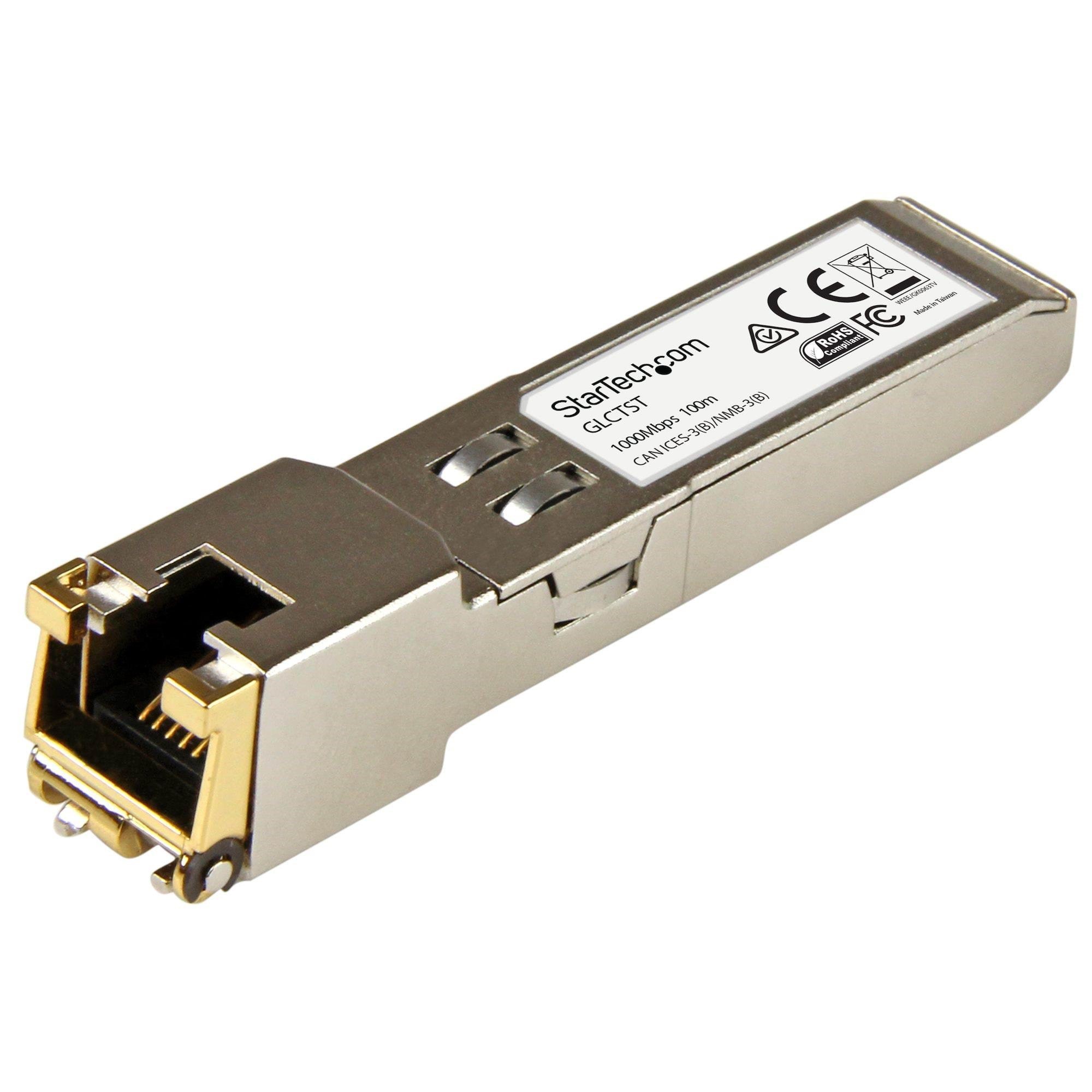 Cisco Glc-t Compatible Sfp Module - 1000base-t - Sfp to Rj45 Cat6/cat5e - 1ge Gigabit Ethernet Sfp - Rj-45 100m - Cisco Firepower Asr920 Ie2000 - 