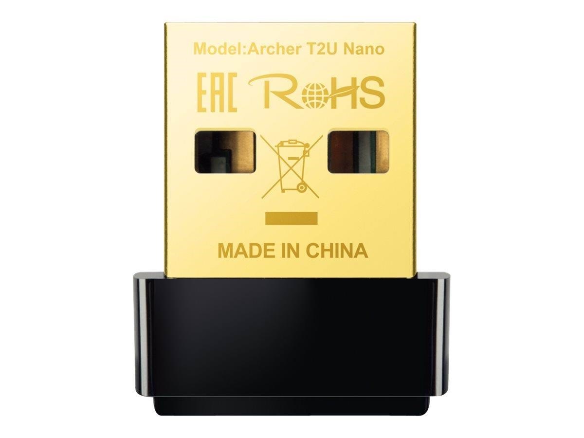 Tp-link Archer T2u Nano Ac600 Nano Wireless Usb Adapter - Netzwerkadapter Netzkarte Druckserver Usw