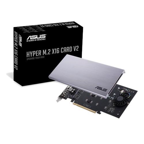 Asus Hyper M.2 X16 Card V2 - Festplatten Zubehoer 90mc06p0-m0eay0