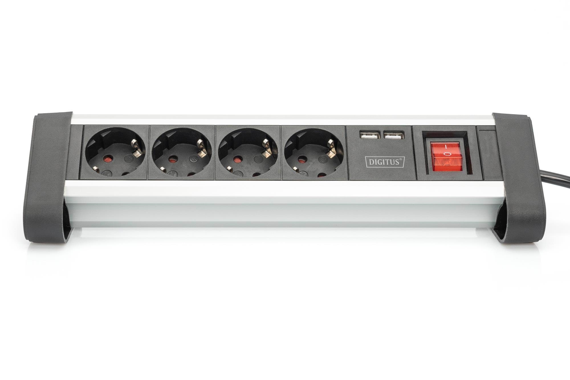 Digitus 4-way Office Power Strip - Stromkabel Extern