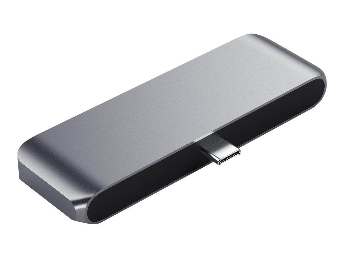 Satechi Aluminum Type-c Mobile Pro Hub Adapter - Space Grey - Dockingstationen