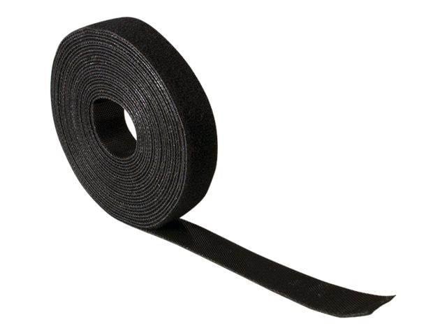 Logilink - Cable Strap Velcro Tape 10m Black - Kabelkanal Kabelschlauch Schwarz Kab0055