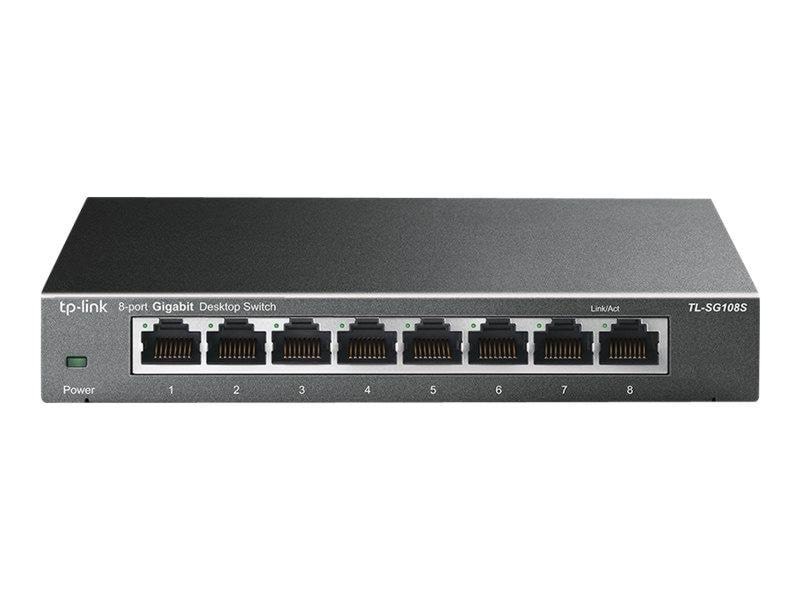 Tp-link Tl-sg108s 8-port 10/100/1000mbps Desktop Network Switch - Switches