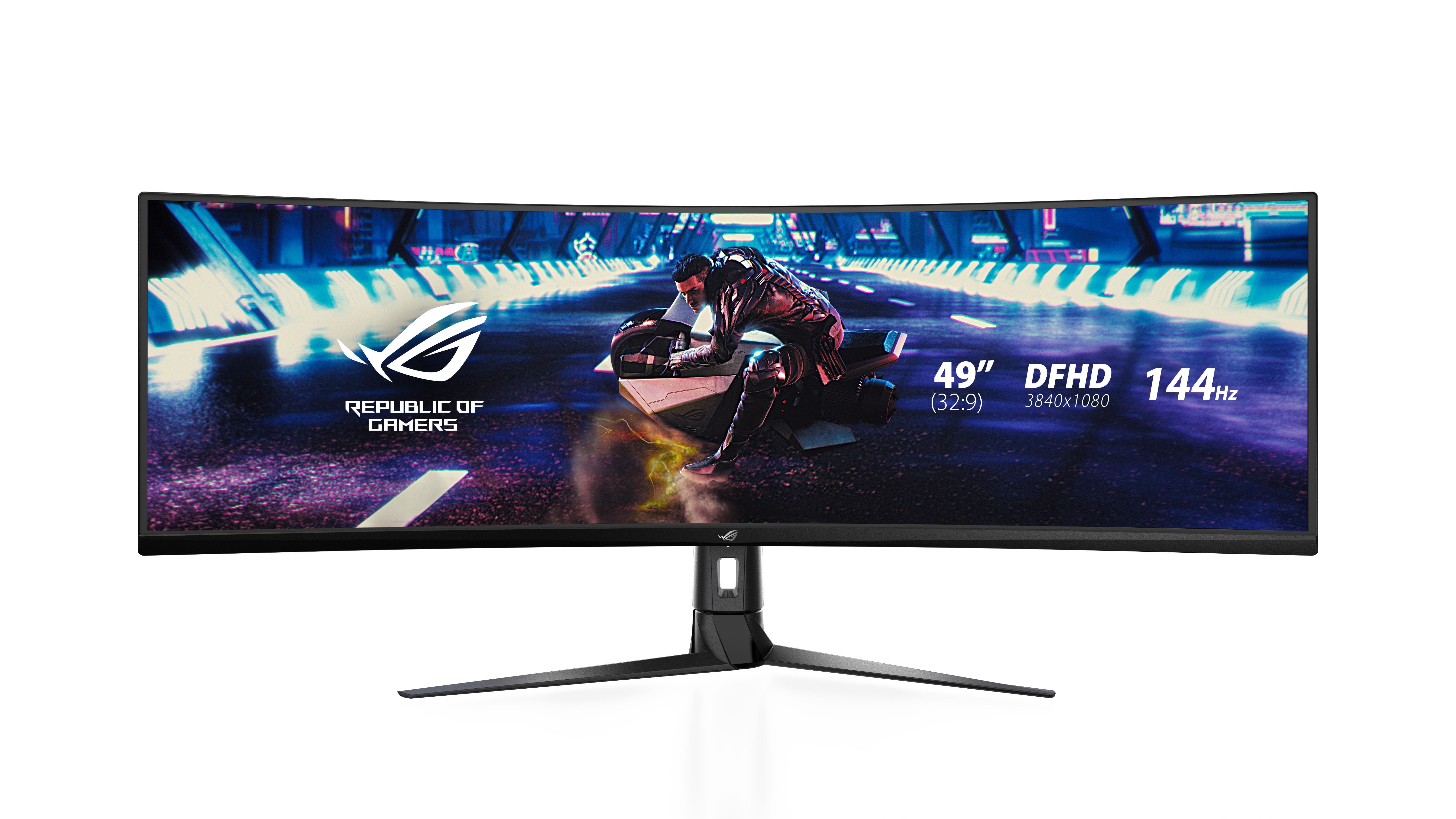 49" Asus Rog Strix Xg49vq - 3840x1080 - 144hz - VA - Bildschirm