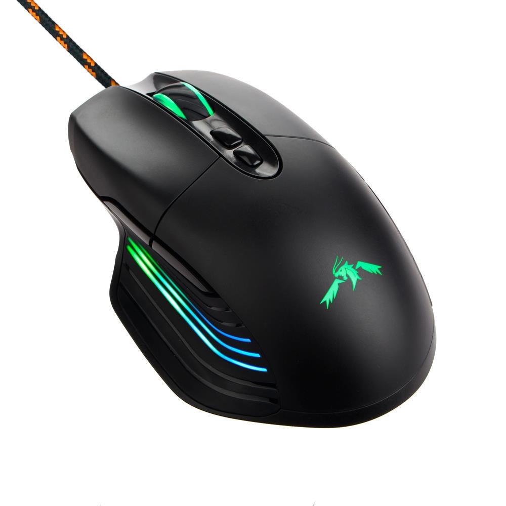 Dutzo Senshi Rgb - Gaming Maus (Schwarz Mit Rgb)