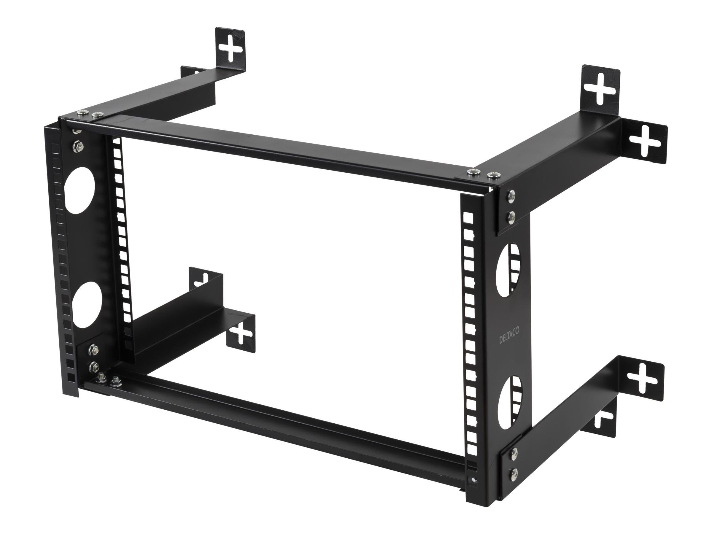 Deltaco 19-dtsr0506 - 6U Wall Mount Open Rack Cabinet - Rack Gehaeuse
