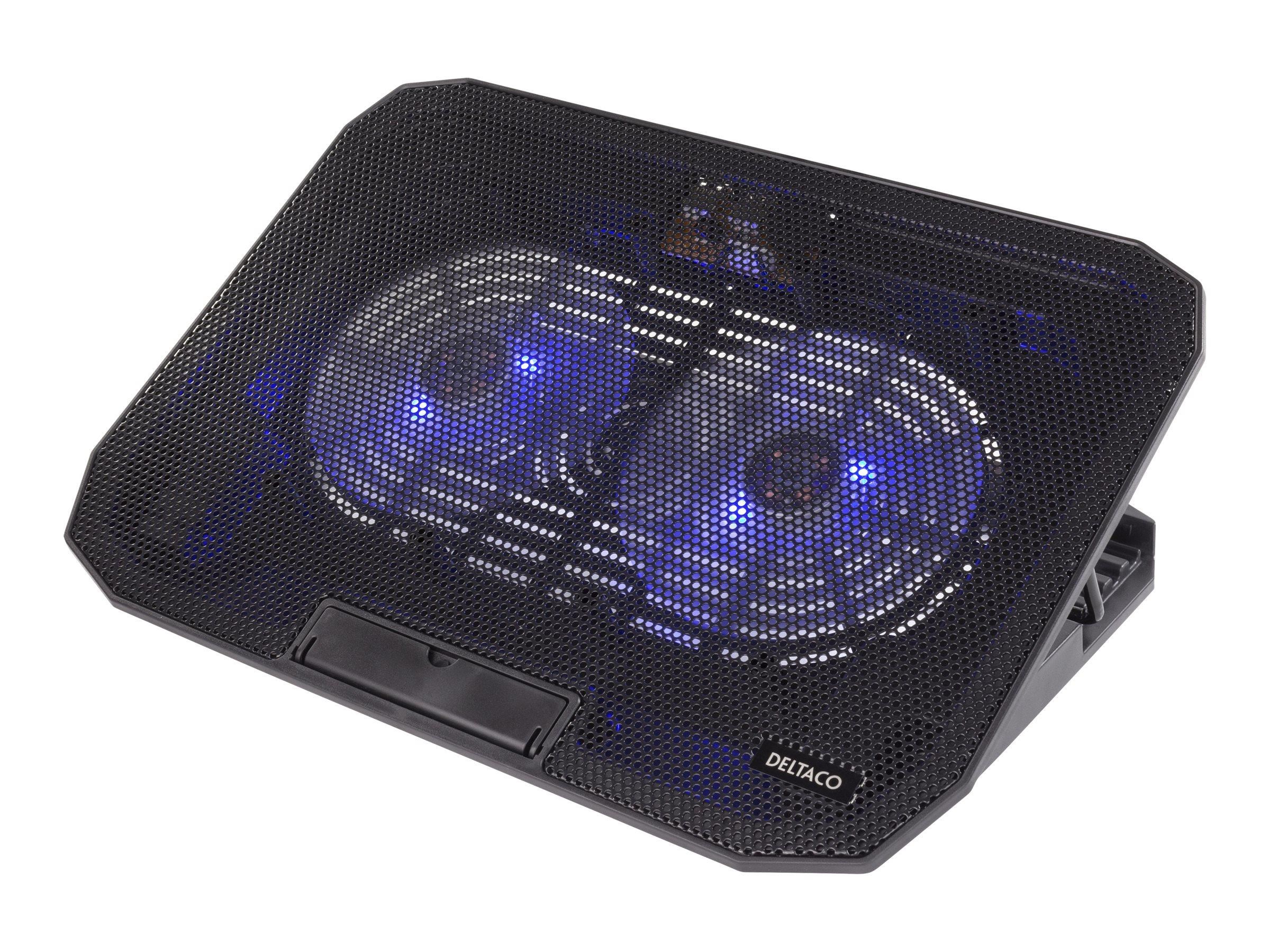 Deltaco Laptop Cooler For 15.6" Lapotop 2 x 120mm Fan - Kuehler Und Luefter Ltc-100