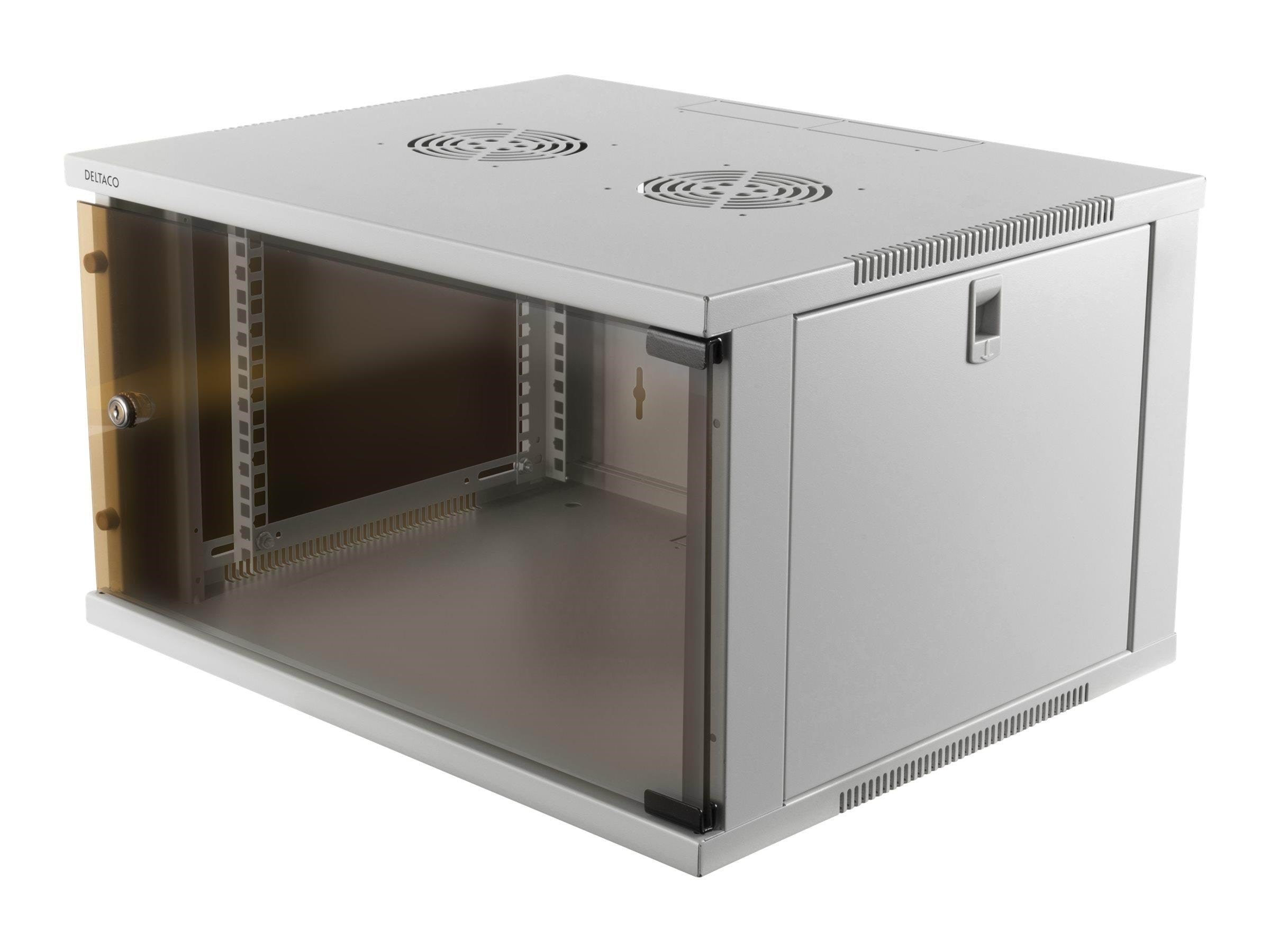 Deltaco 19-5406w - 6U - Wall Mount Rack Cabinet - Rack Gehaeuse