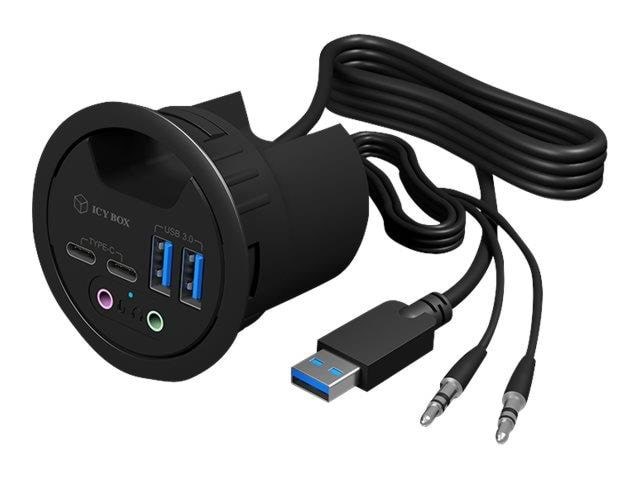 Raidsonic Icy Box Ib-hub1403b Usb-hubs - 4 - Schwarz - Usb Hubs