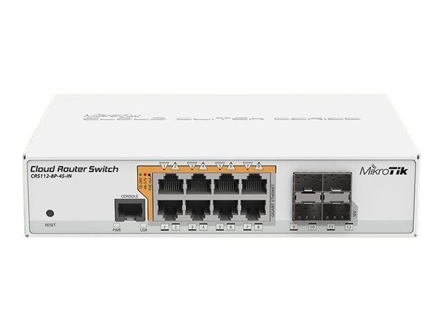 Mikrotik Cloud Router Switch Crs112-8p-4s-in - Switches