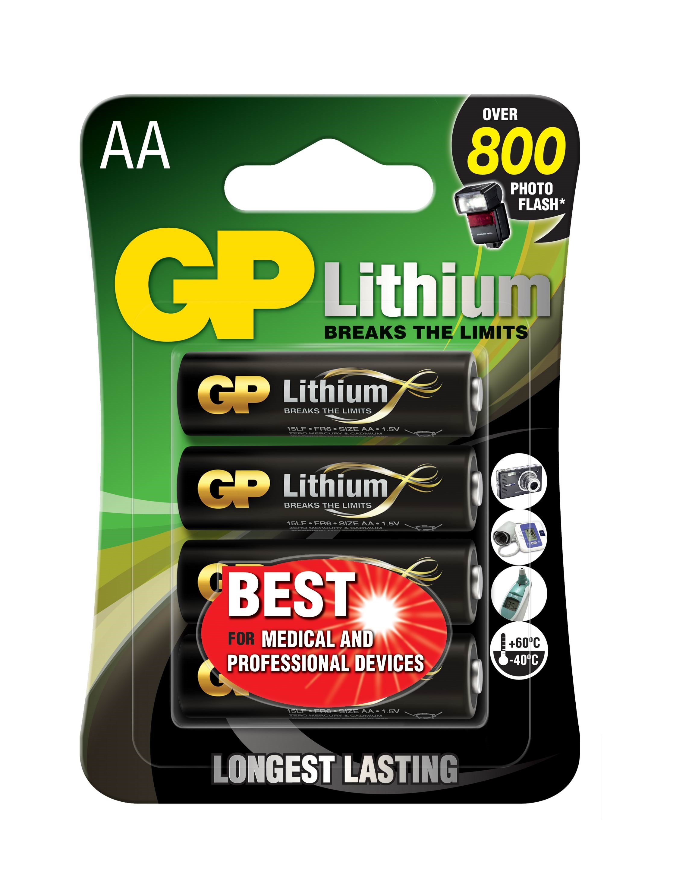 GP 15lf-2u4 1.5V Lithium - Batterien Und Akkus 103154