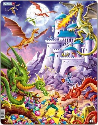 Larsen Puzzles Dragons La-us17