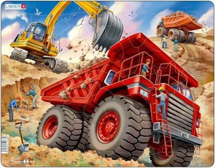 Larsen Puzzles Giant Dump Truck La-us36