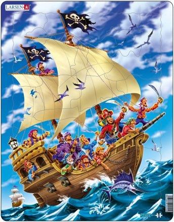 Larsen Puzzles Pirates La-us9