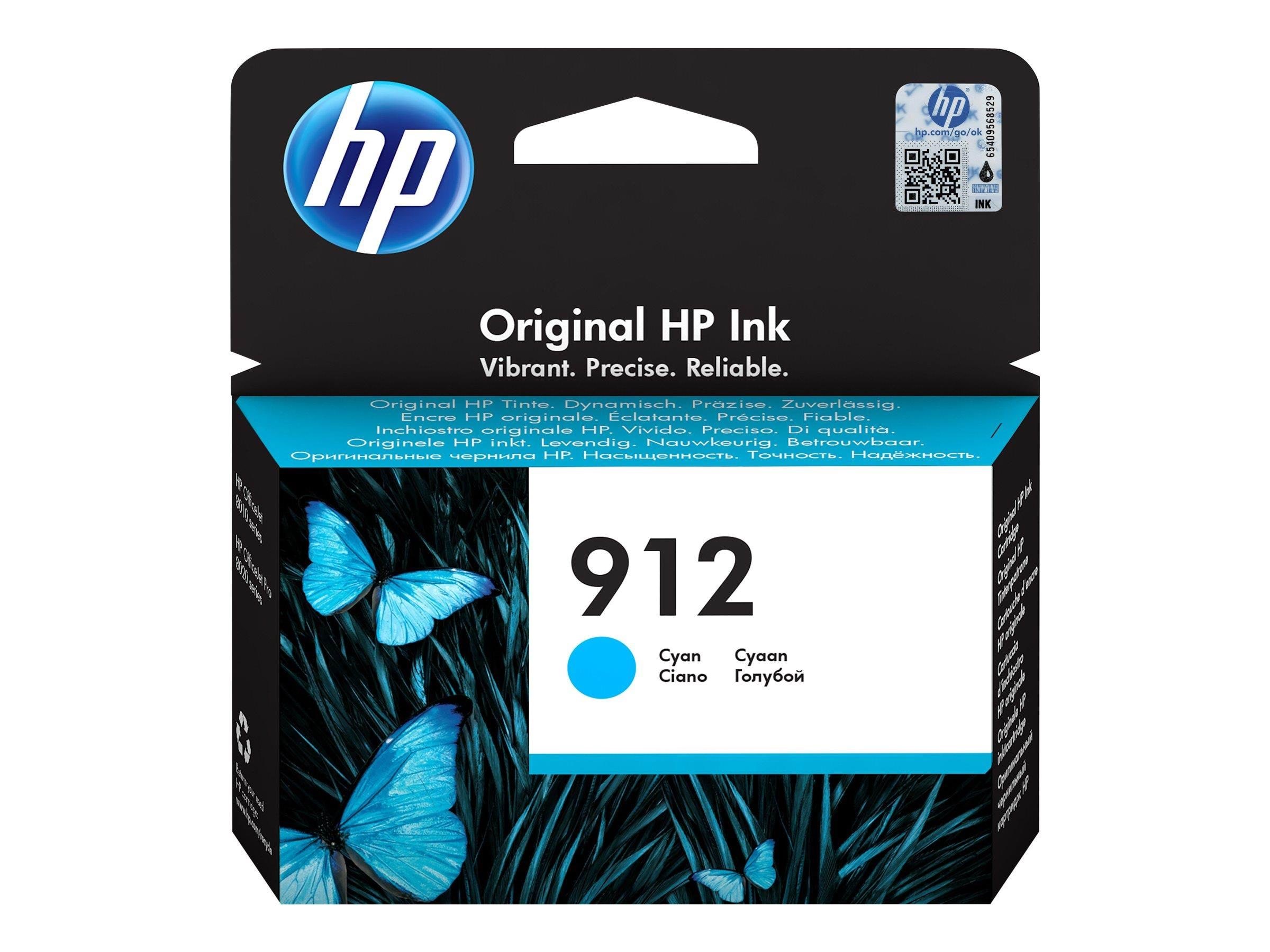 HP 912 / 3yl77ae - Cyan Ink - Druckerzubehoer Tinte Toner