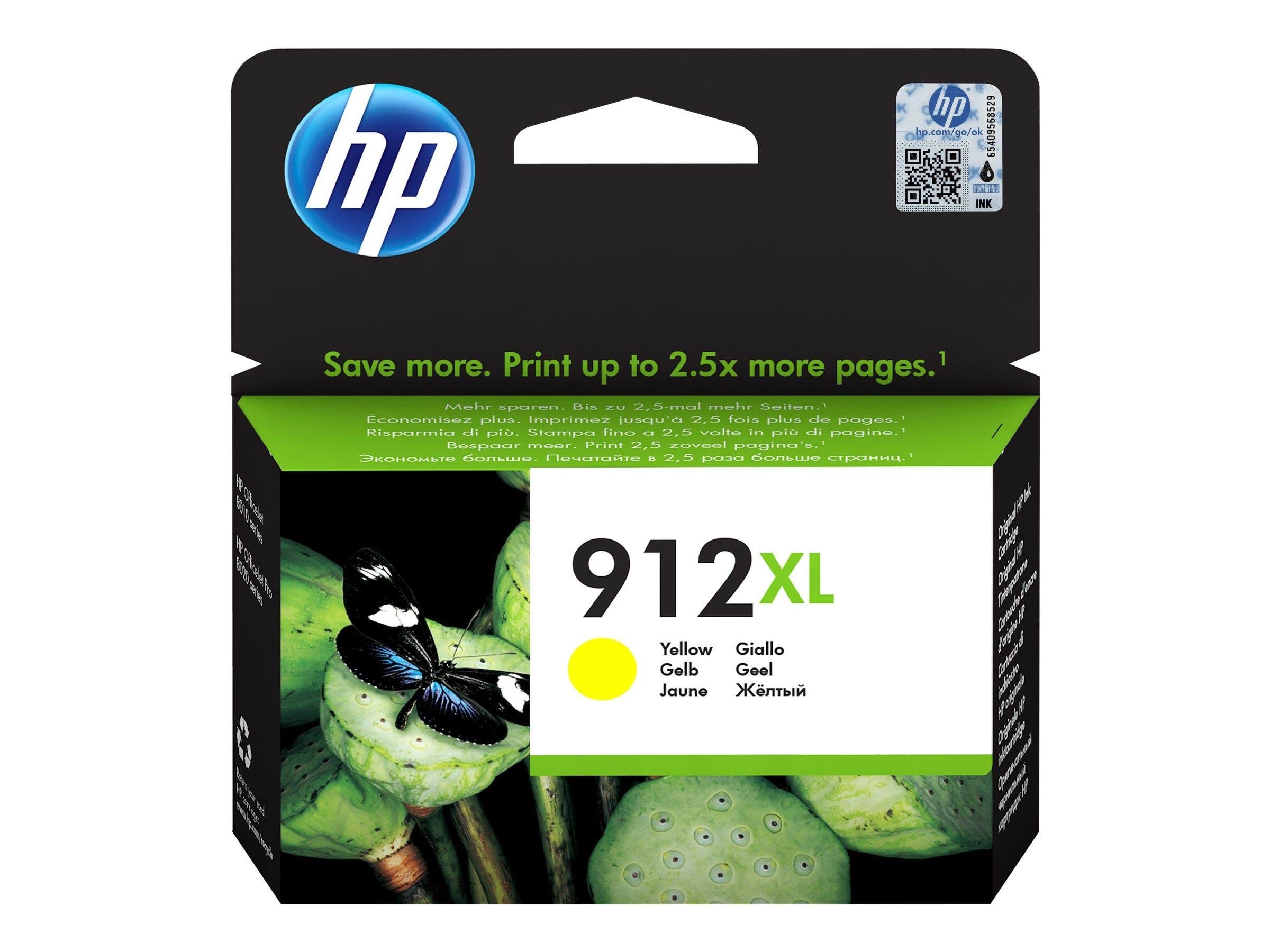 HP 912xl / 3yl83ae High Capacity Yellow Ink - Druckerzubehoer Tinte Toner