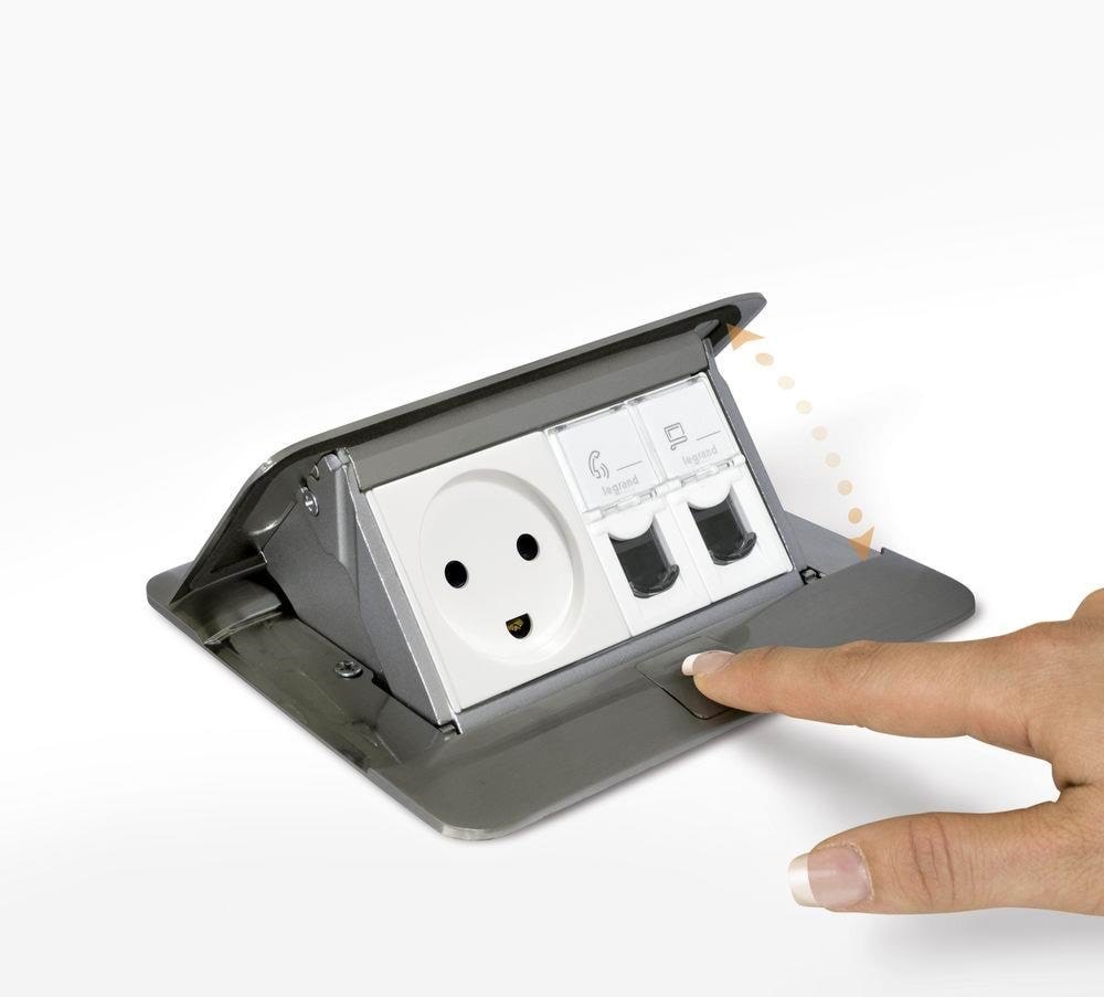 Legrand Popup Alu 4mod - Tabletts Schienenverteiler Und Armaturen 54011