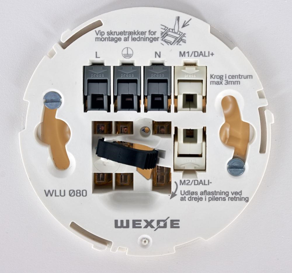 Wexøe Celling Outlet Pearl White - Schaltereinheiten