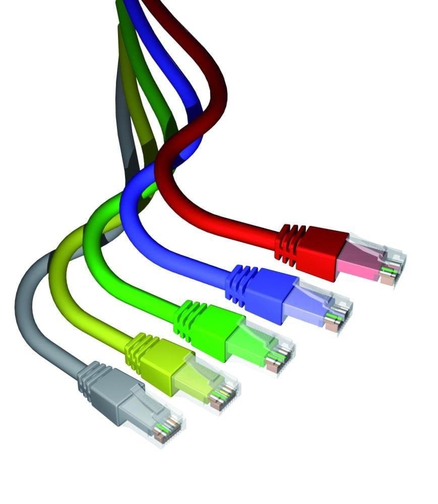 Leviton Patch Cords Cat6 Utp 1m Lszh Gray - Kupferverkabelung C6cpcu010-888bb