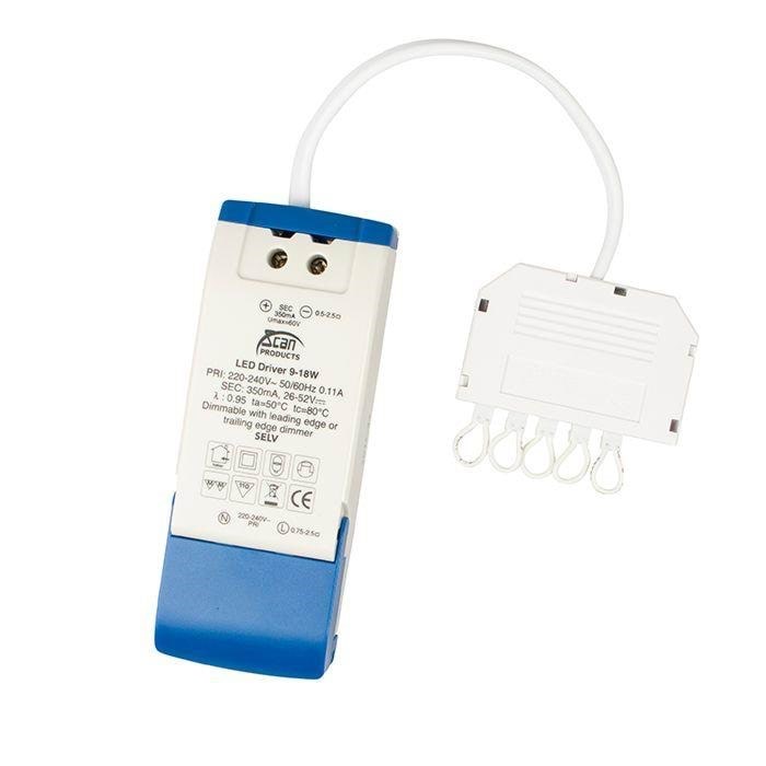 Scan Products Driver 230v Dimmable 9-18w 350ma - Treiber Spulen Transformatoren 12402