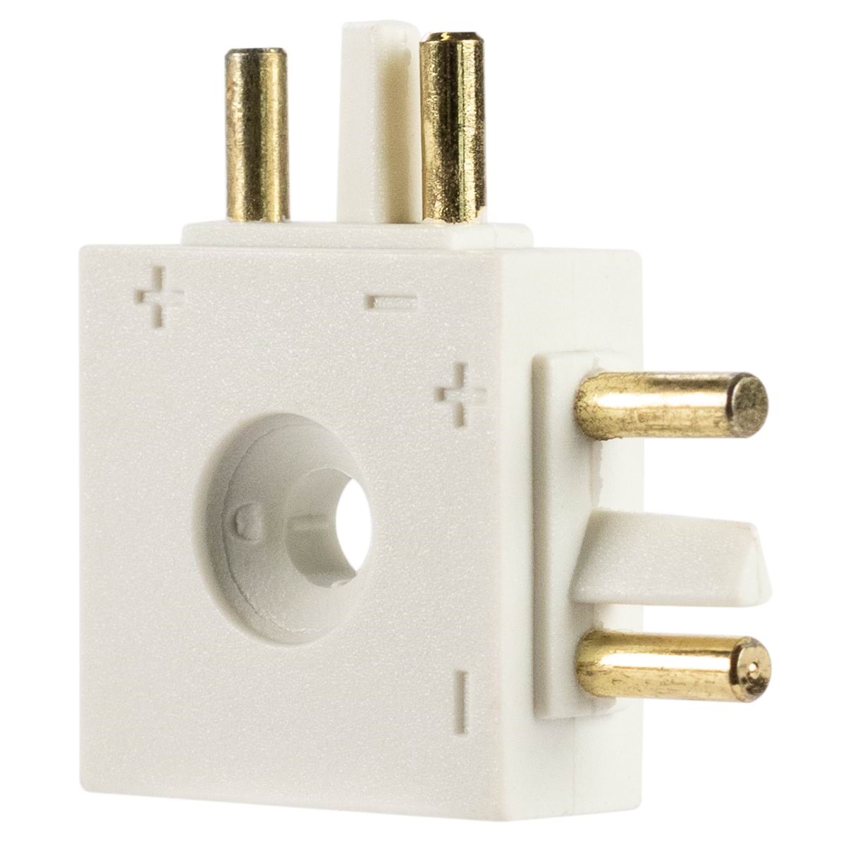 SG Armaturen Slimline L-connector Mat White - Lampen