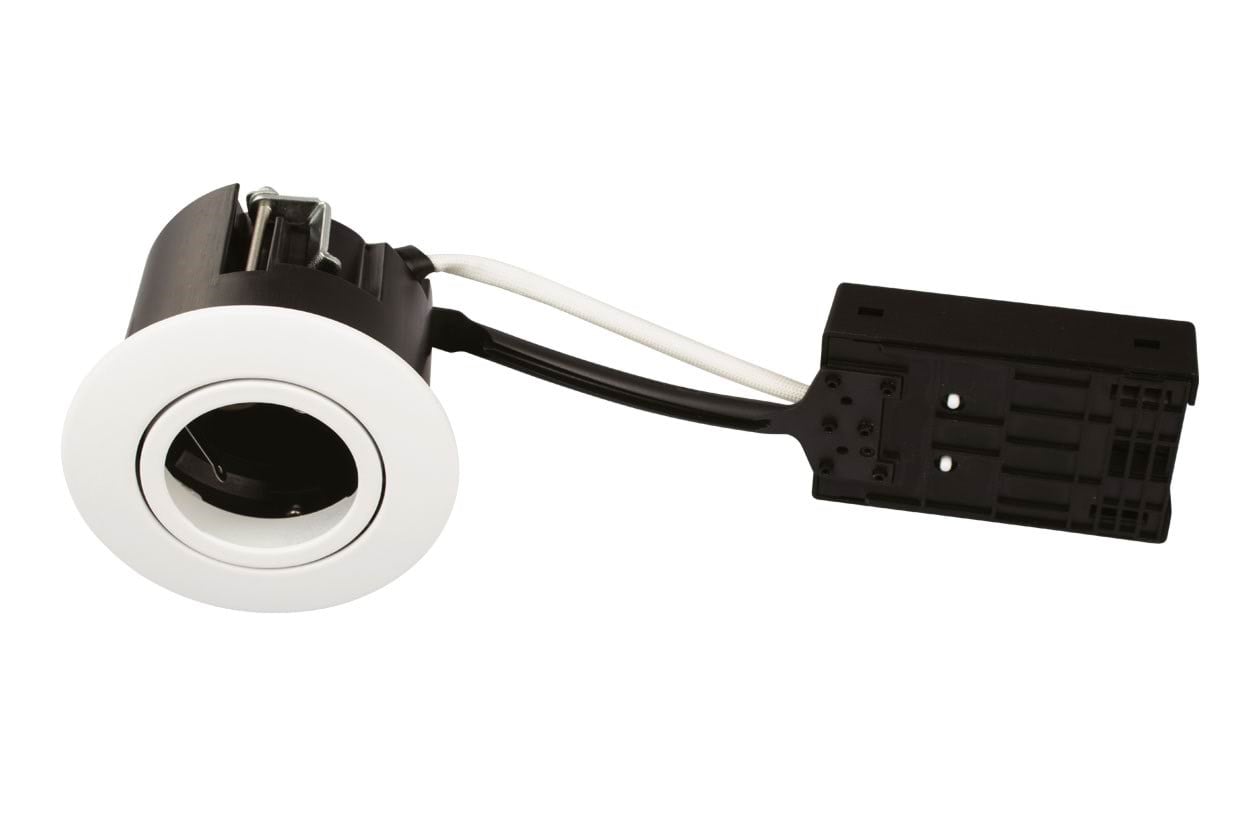 Scan Products Luna Quick Install 230v Gu10 Ip44 White Round - Lampen