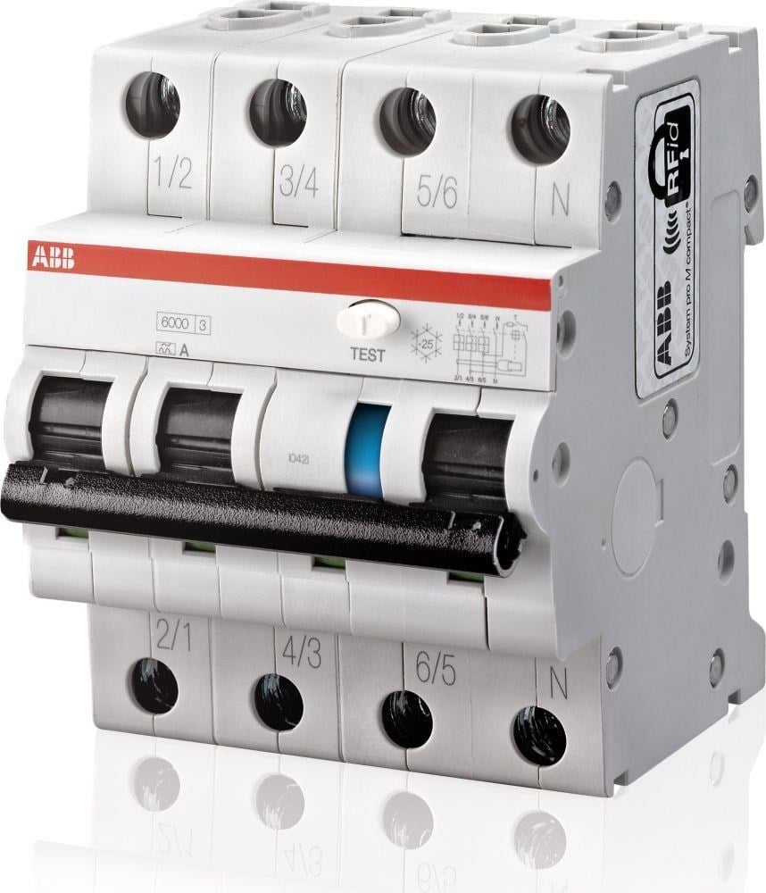 Abb Rcbo c 10/0.03 6ka Ds203nc C10 A30 - Komponenten Fuer Schaltkaesten Und Schraenke