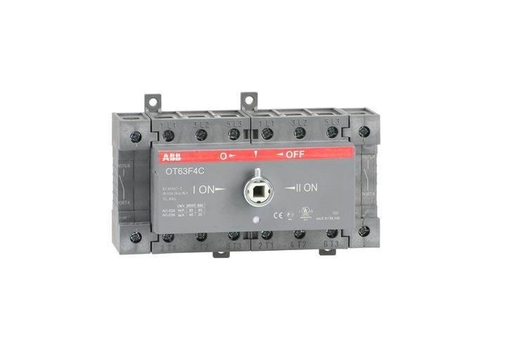 Abb Manual Change-over Switch Ot63f4c - Komponenten Fuer Schaltkaesten Und Schraenke 1sca105369r1001