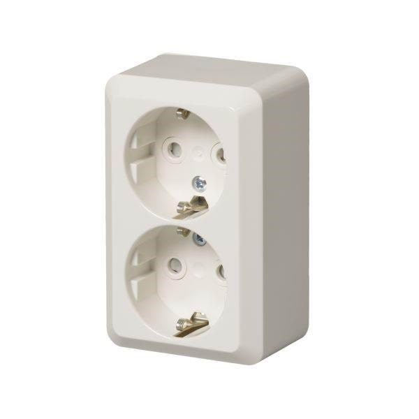 Abb Socket Outlet Schuko 2-g Screwless Term - Schaltereinheiten 2tka000994g1