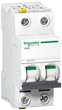 Schneider Electric Acti9 Ic60n Miniature Circuit Breaker 2p 10 a c Curve 10 - Komponenten Fuer Schaltkaesten Und Schraenke A9f04210