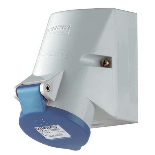 Mennekes Wall Mounted Recept. 16a3p6h230v Ip44 - Cee Material